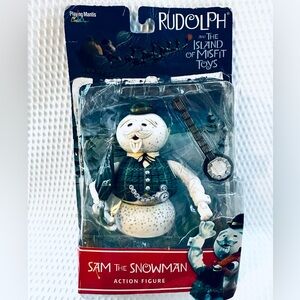 Rudolph & The Island of Misfit Toys 2000 SAM the SNOWMAN Action Figure